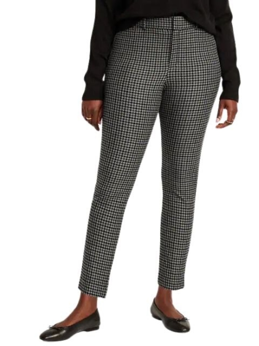 Old Navy High Waisted Pixie Skinny Houndstooth Slim Ankle Pants